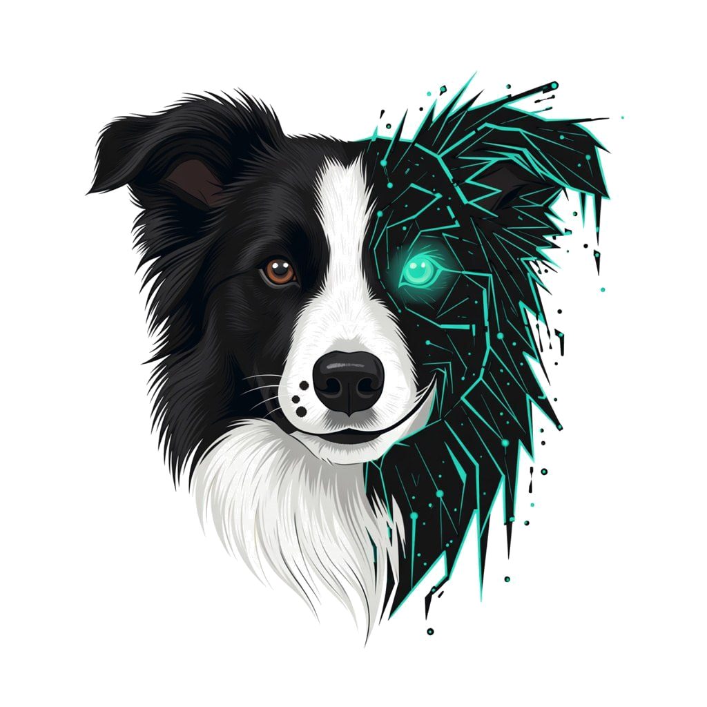 Badmutt — half border collie, half AI